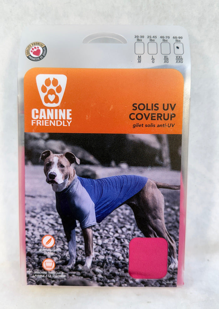 Canine Friendly Solis UV Coverup - Size XXL, Pink - Brand New!