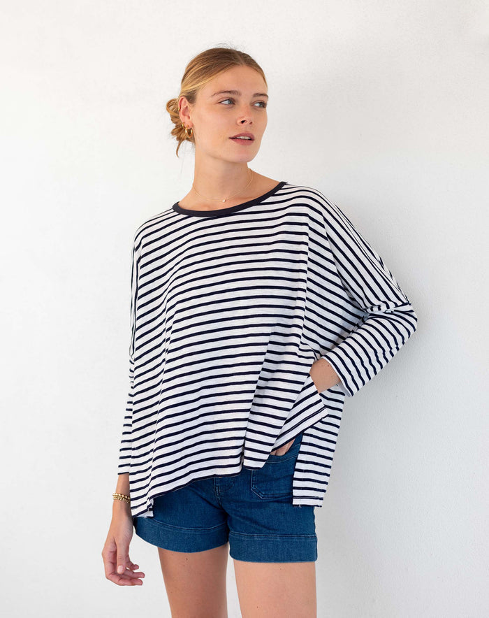 White+Navy Ringer OS