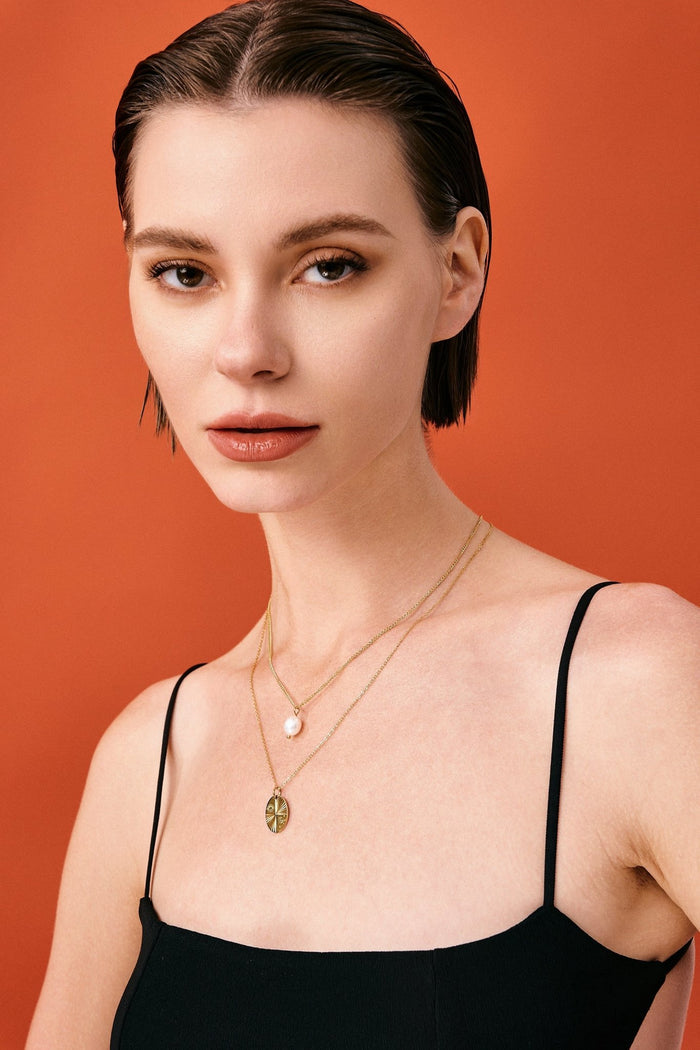 Celestial Necklace in Gold - Flaire & Co.