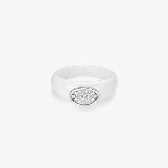 Ceramic Dome Ring - Flaire & Co.