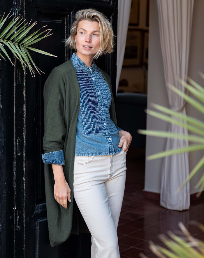 Chambray Tuxedo Shirt