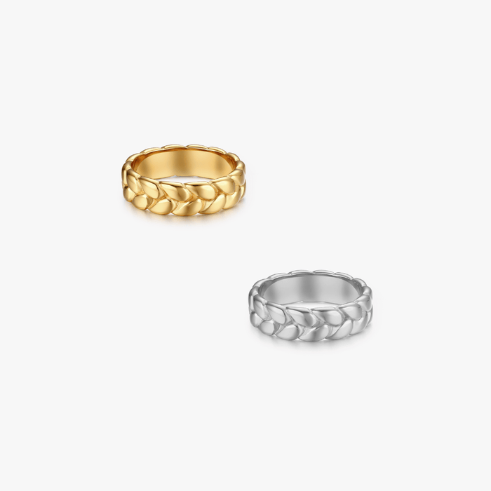 Chelsea Thick Weave Ring - Flaire & Co.