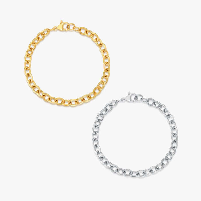 Chubby Link Bracelet (Greek Inspired Collection) - Flaire & Co.