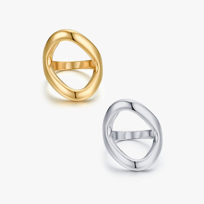 Chunky Oval Ring - Flaire & Co.