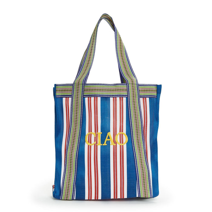 Ciao Striped Tote Bag - The Riviera Towel Company