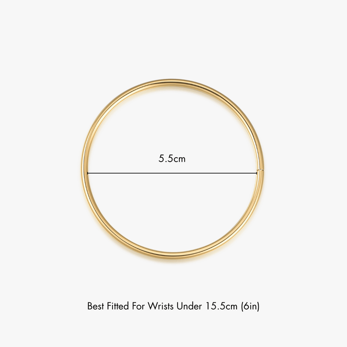 Circle Classic Bangle Bracelet - Flaire & Co.