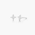 Clear Gem Estrella Studs in Silver - Flaire & Co.