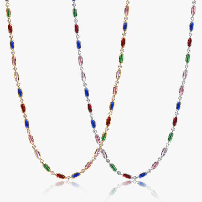 Colorful Beaded Necklace - Flaire & Co.