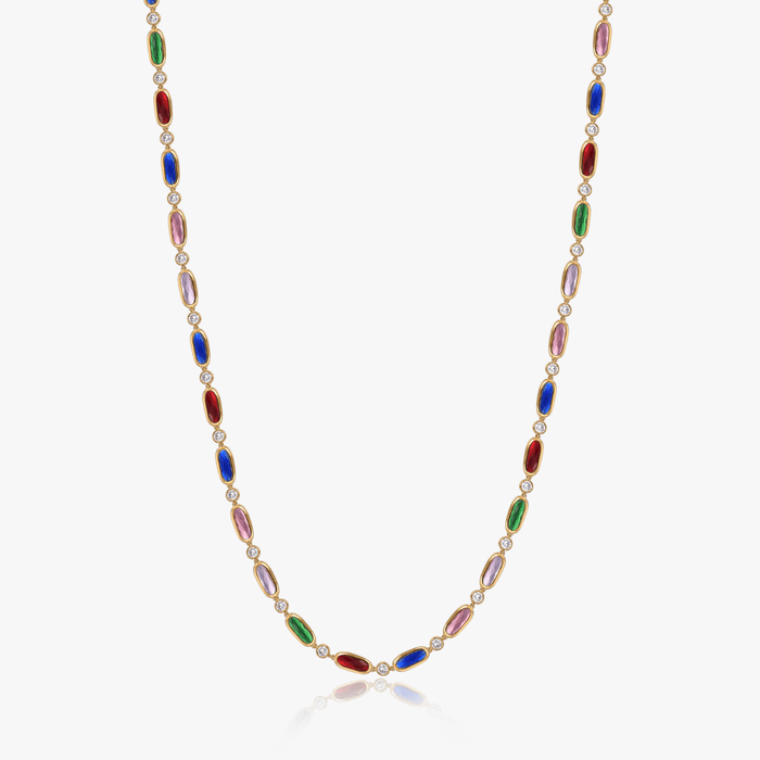 Colorful Beaded Necklace - Flaire & Co.