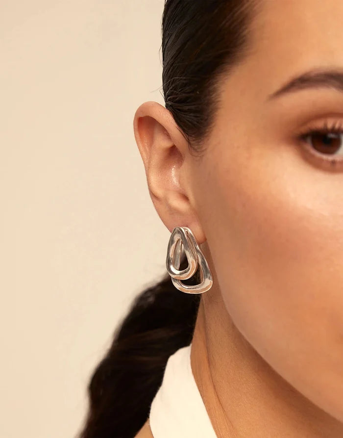 Connected Earrings - The Riviera Towel Company