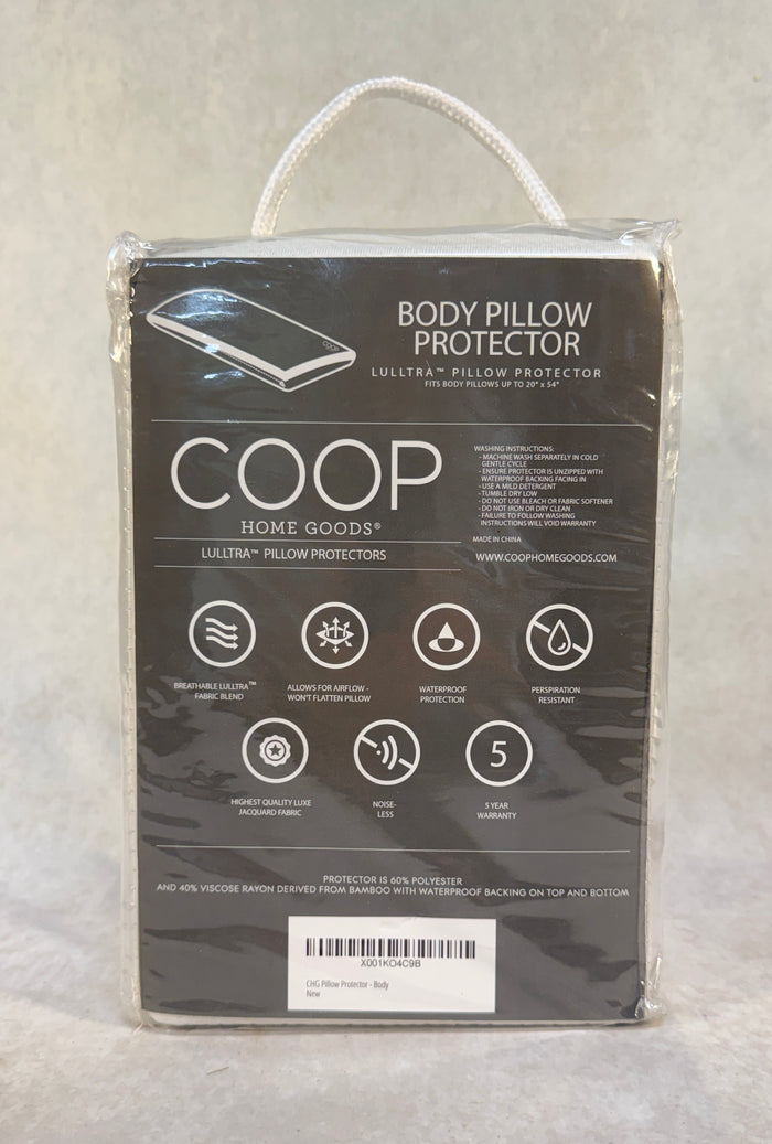 COOP Home Goos Lulltra Body Pillow Protector - Fits 20" x 54" -  Brand New!