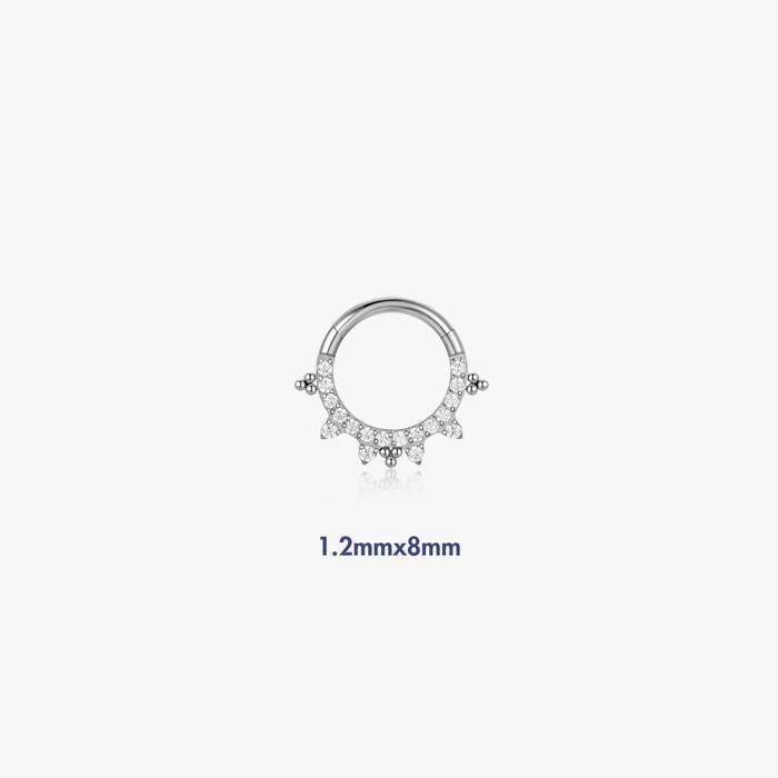 Cora Titanium Hoop (Single) - Flaire & Co.