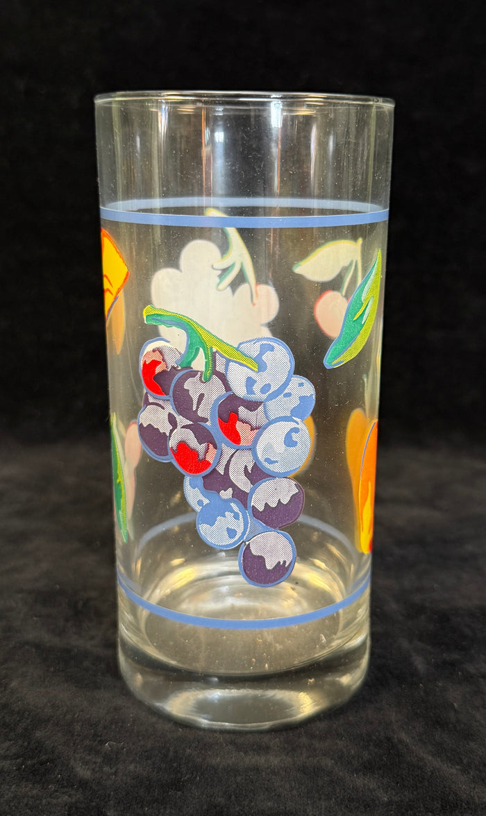 Corelle Coordinates Fruit Basket 16 oz. Glasses Drinkware - Lot of 4