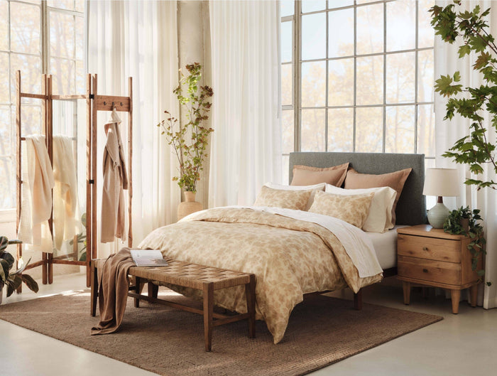 Coyuchi Camellia Organic Print Sham