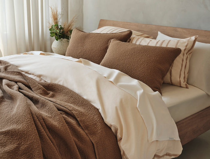 Coyuchi Cascade Organic Matelasse Sham