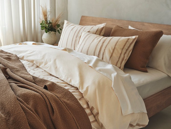 Coyuchi Cazadero Stripe Organic Sham