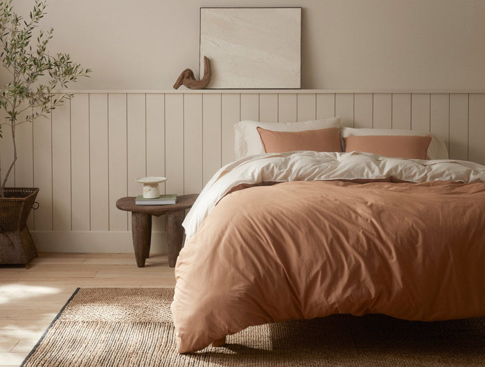 Coyuchi Organic Crinkled Percale™ Duvet Cover