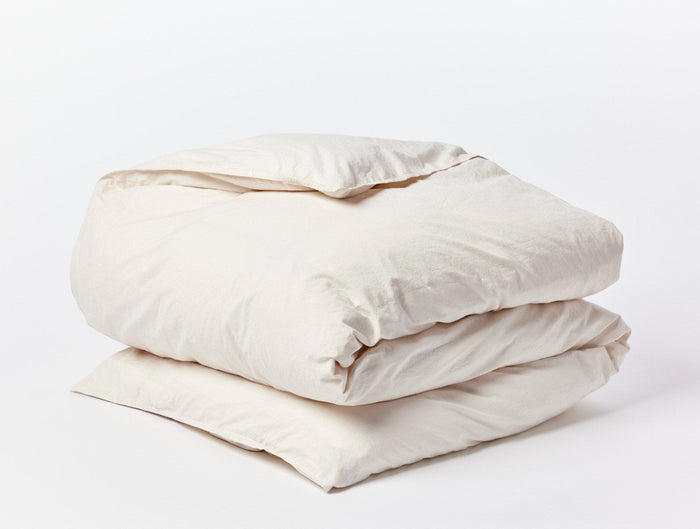 Coyuchi Organic Crinkled Percale™ Duvet Set