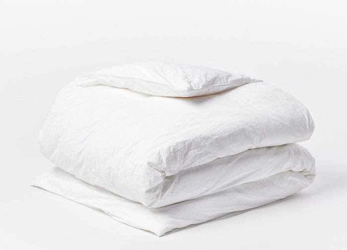 Coyuchi Organic Crinkled Percale™ Duvet Set