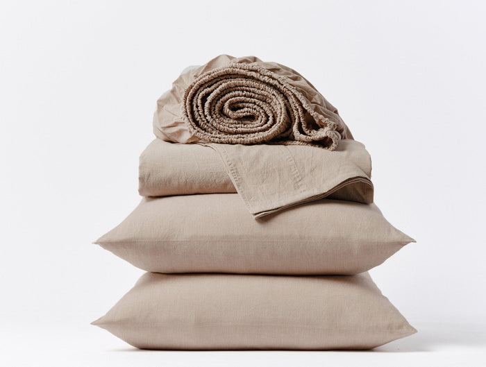 Coyuchi Organic Crinkled Percale™ Sheet Set