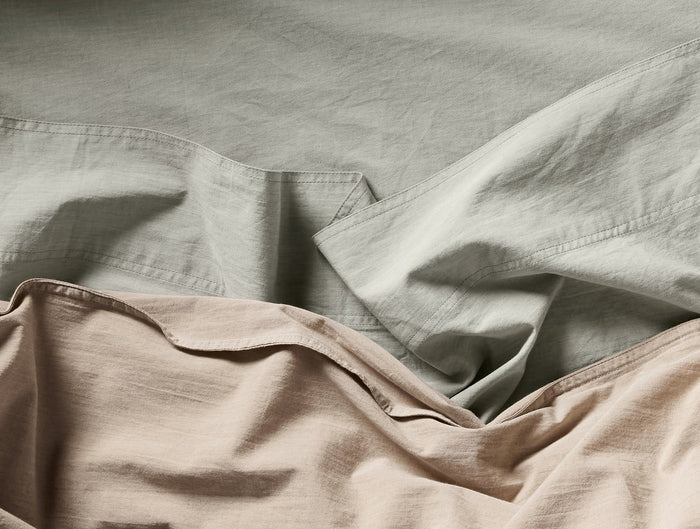 Coyuchi Organic Crinkled Percale™ Sheet Set
