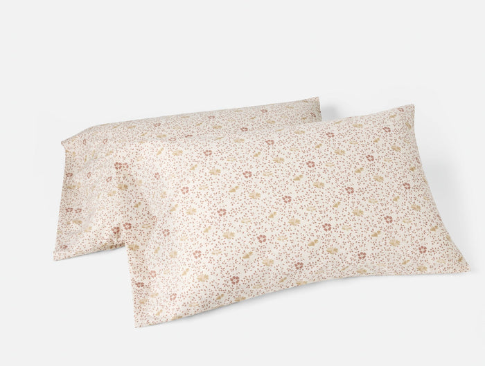 Coyuchi Organic Print Percale Pillowcases