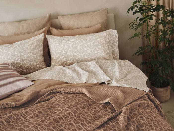Coyuchi Organic Print Percale Sheet Set