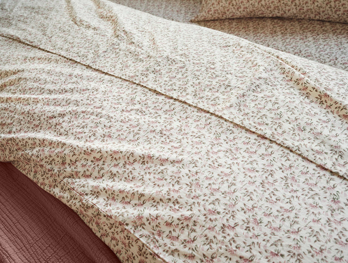 Coyuchi Organic Print Percale Sheet Set