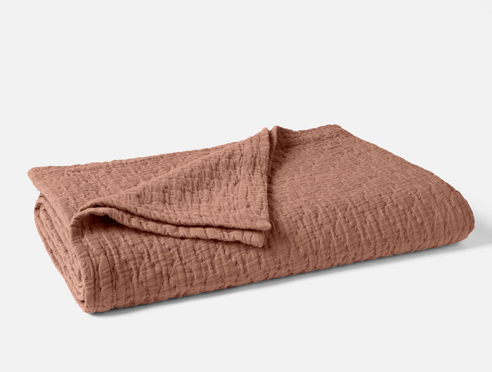 Coyuchi Pescadero Matelasse Organic Blanket