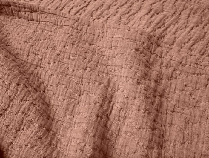 Coyuchi Pescadero Matelasse Organic Blanket