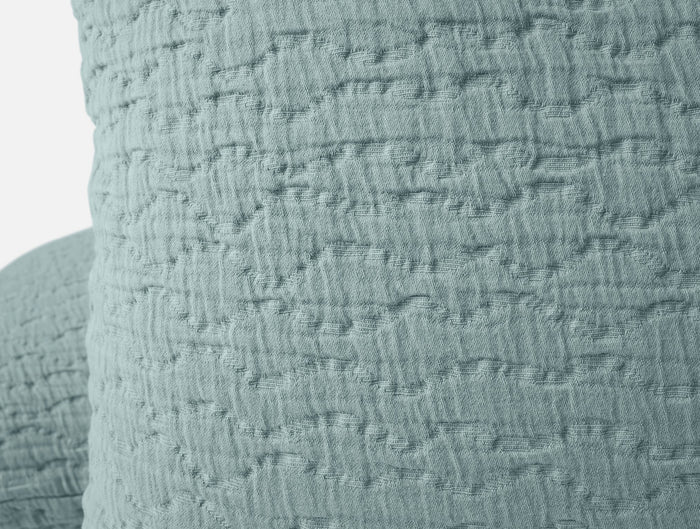 Coyuchi Pescadero Matelasse Organic Sham