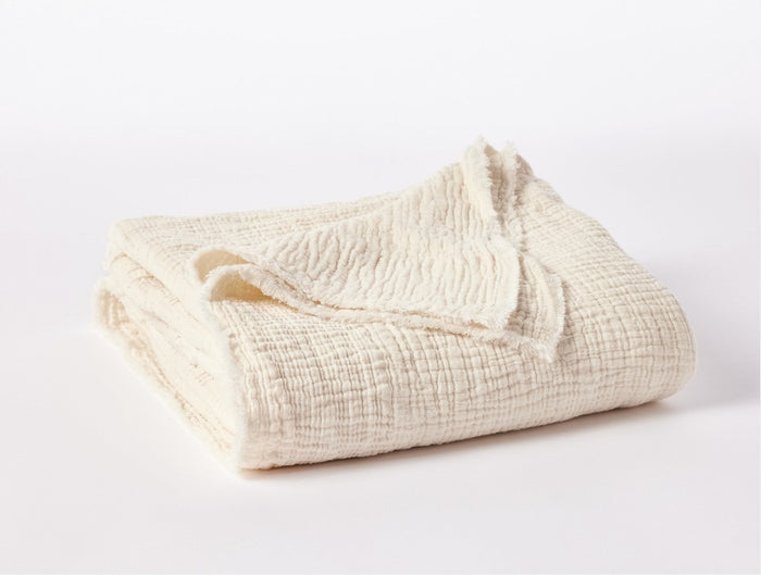 Coyuchi Topanga Organic Matelasse Throw