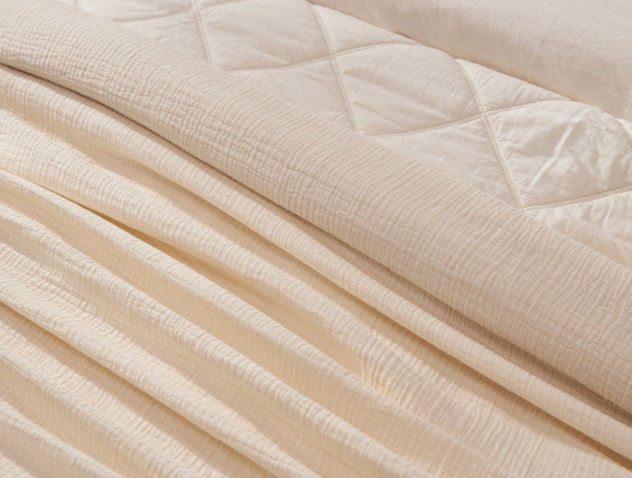 Coyuchi Topanga Organic Matelasse Throw