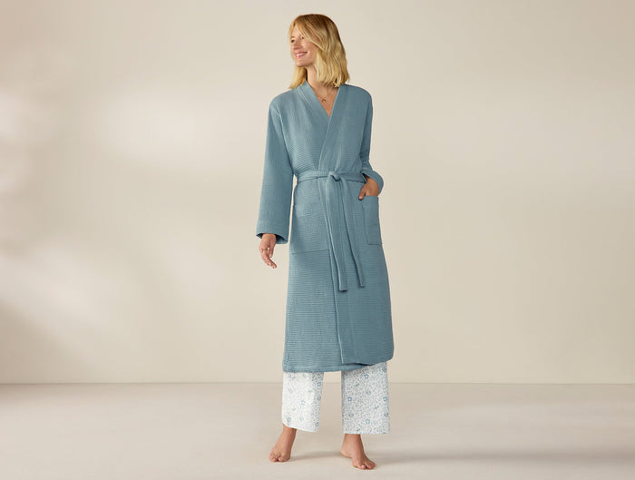 Coyuchi Unisex Organic Waffle Robe