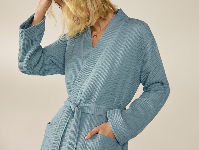 Coyuchi Unisex Organic Waffle Robe