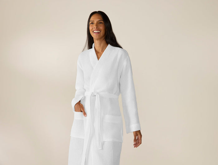Coyuchi Unisex Organic Waffle Robe