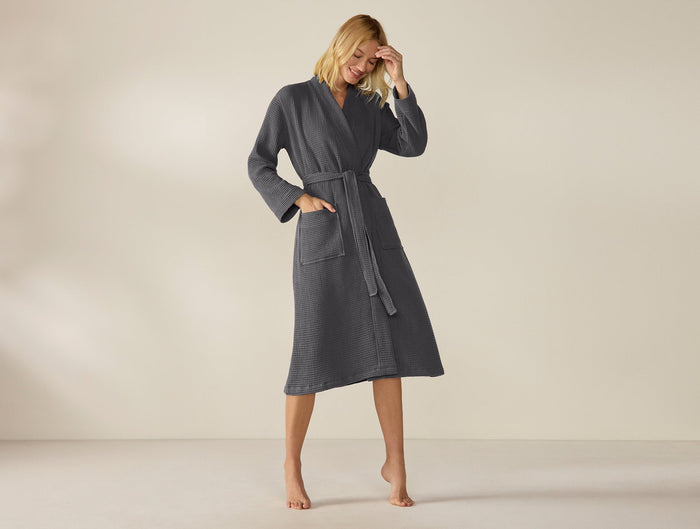 Coyuchi Unisex Organic Waffle Robe