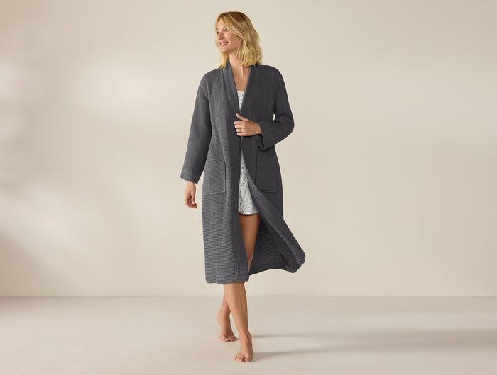 Coyuchi Unisex Organic Waffle Robe