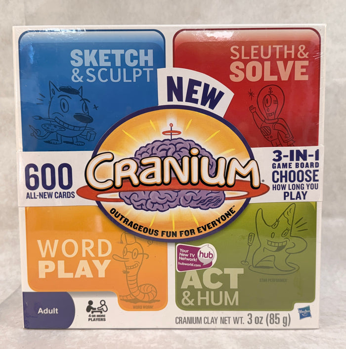 Cranium 3-in-1 Board Game, Hasbro 2009 - Brand New!