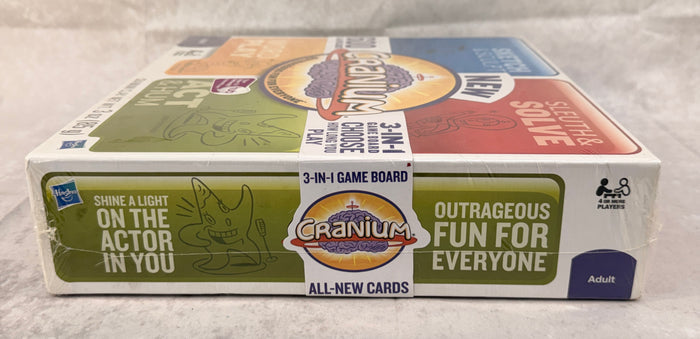 Cranium 3-in-1 Board Game, Hasbro 2009 - Brand New!