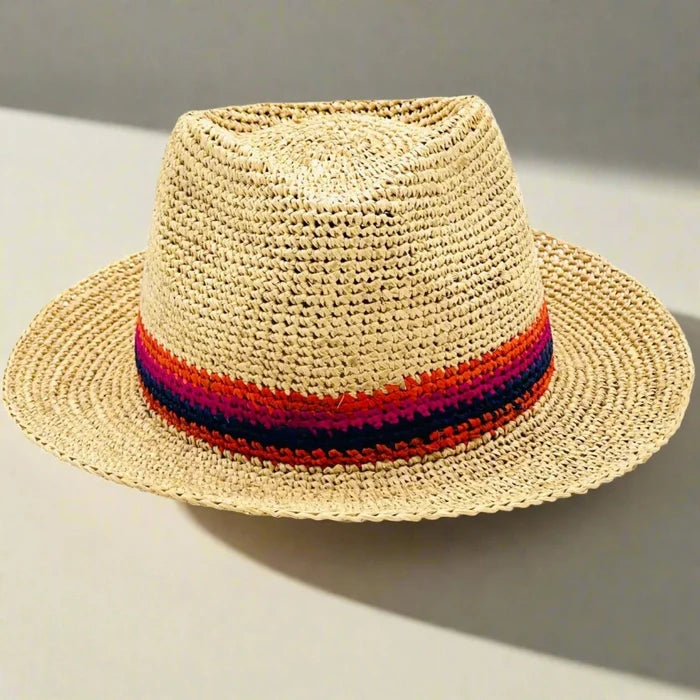 Crochet Fedora - The Riviera Towel Company