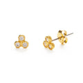 Crystal Triangle Stud Earring - The Riviera Towel Company