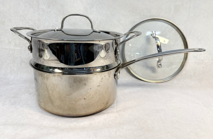 Cuisanart 3 Qt. Sauce Pan with Steamer Set