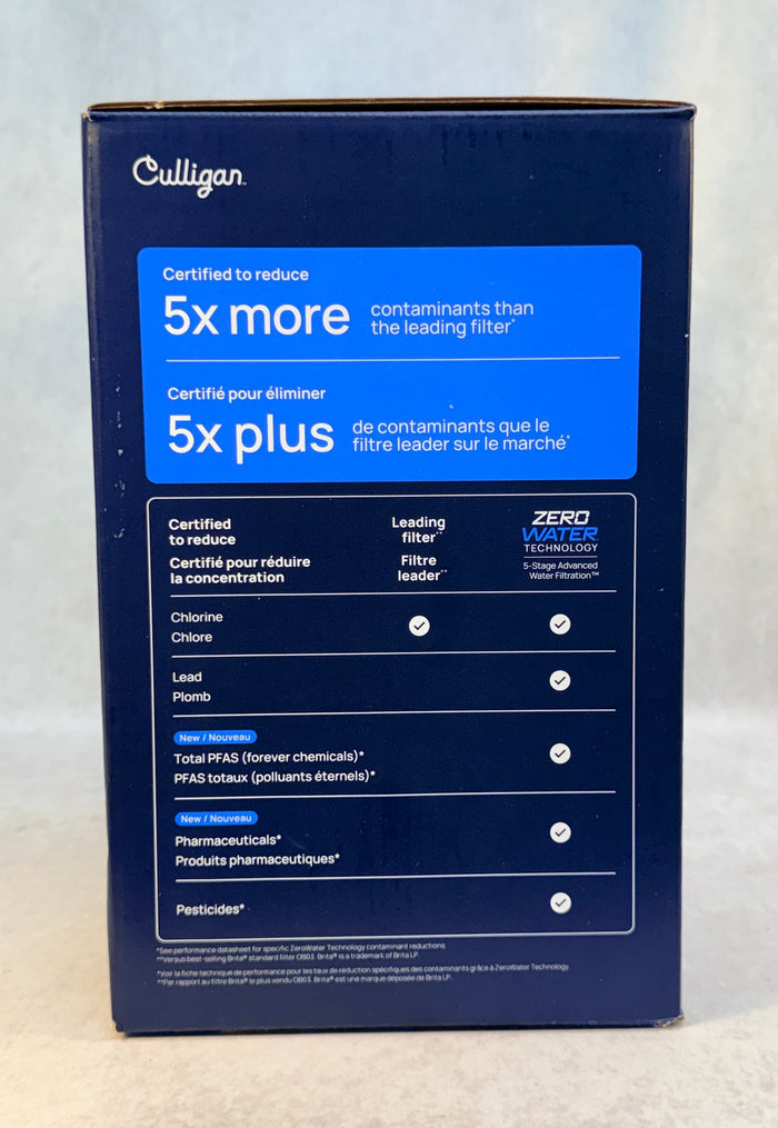 Culligan Zerowater 32 Cup Water Filtration Dispenser - Brand New!