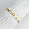 Customized Figaro Chain Bracelet - Flaire & Co.