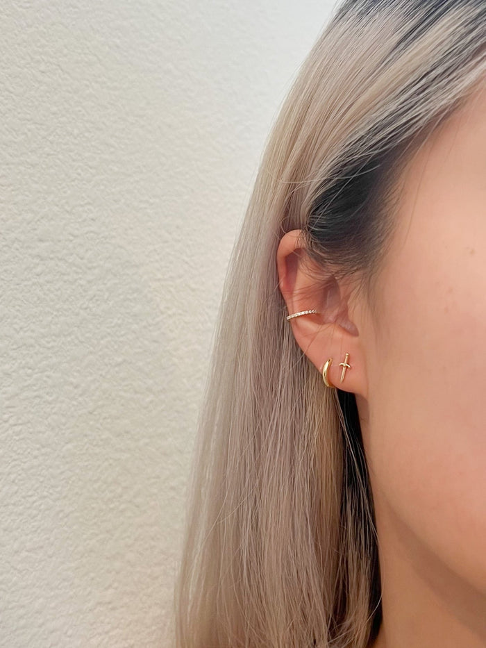 Dagger Studs in Gold - Flaire & Co.
