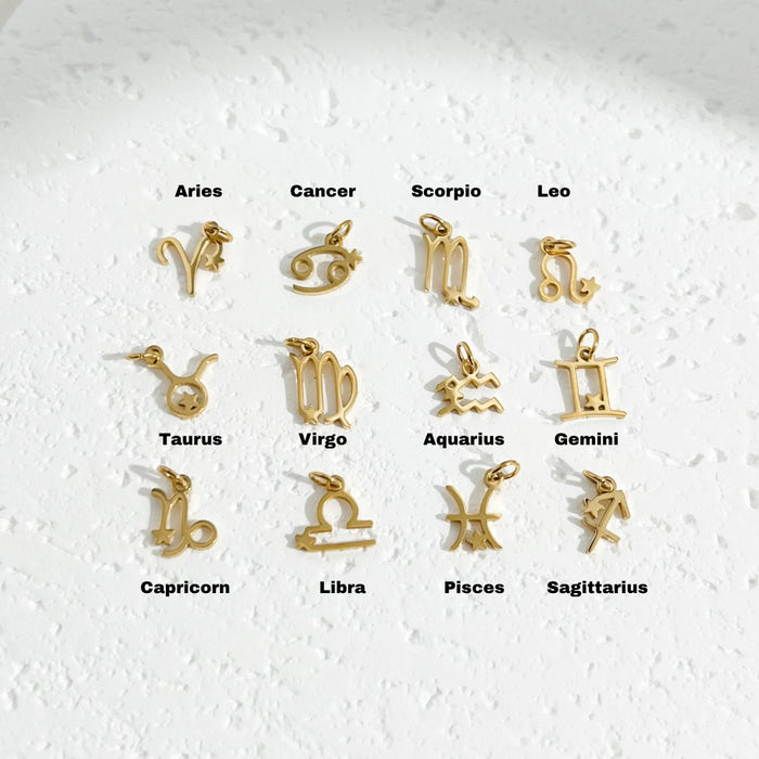 Dainty Zodiac Gold Necklace - Flaire & Co.