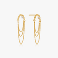 Dangly Chain Earrings (Greek Inspired Collection)