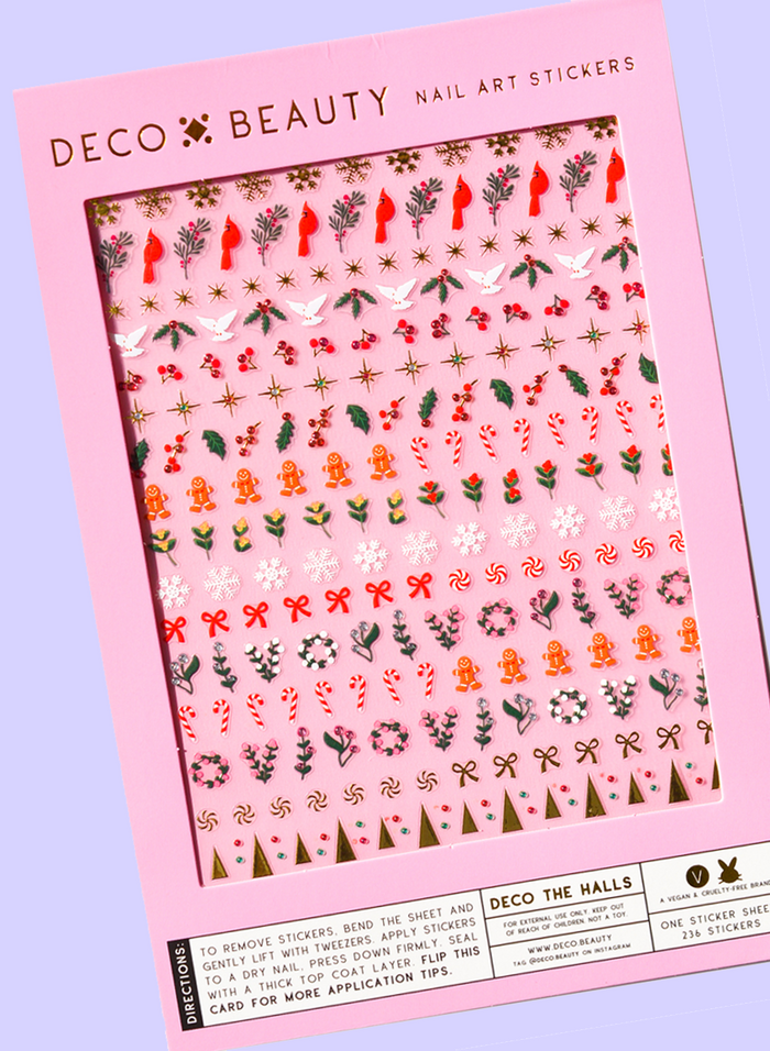 DECO THE HALLS NAIL ART STICKERS