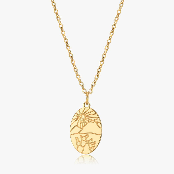 Desert Dreams Necklace in Gold - Flaire & Co.